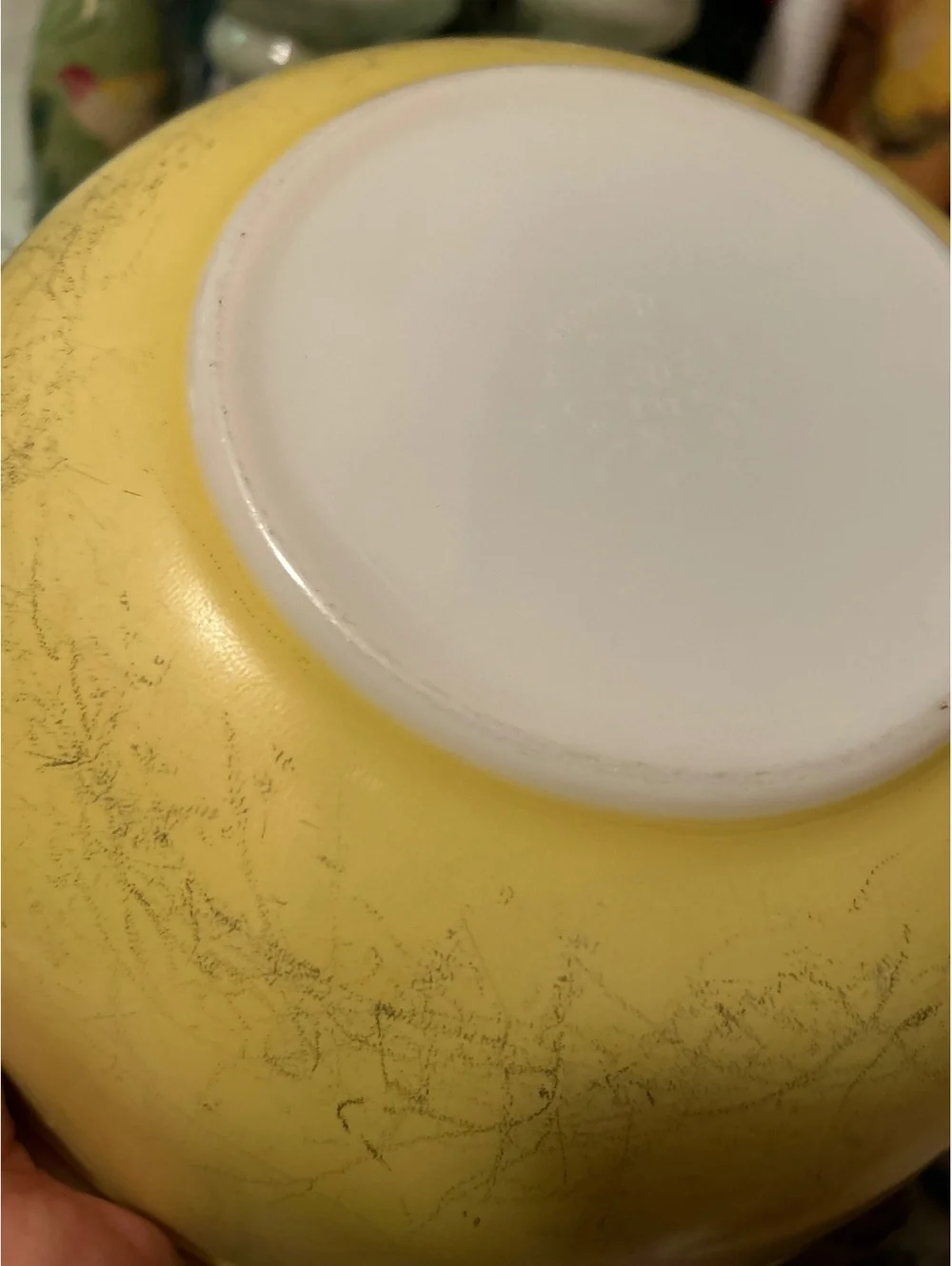 Vintage Pyrex Yellow Mixing Bowl 4 Quart